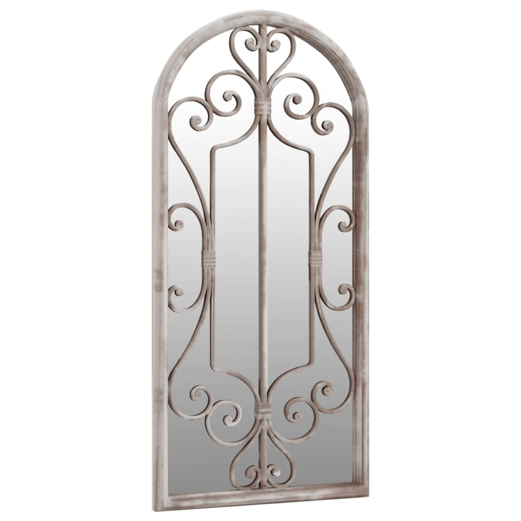 Vidaxl Garden Mirror 100x45 cm de sable de fer -colore