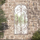 Vidaxl Garden Mirror 100x45 cm de sable de fer -colore