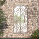 Vidaxl Garden Mirror 70x30 cm Sable de fer -colore