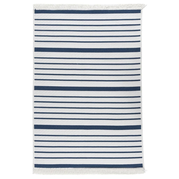 Viaxl tapis 160x230 cm Coton Navy Bleu