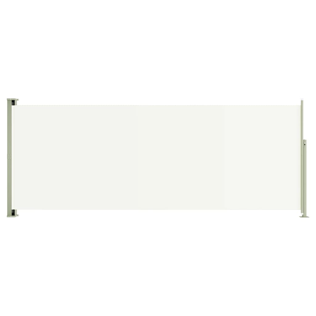 Écran de jardin vidaxl extensible 117x300 cm crème