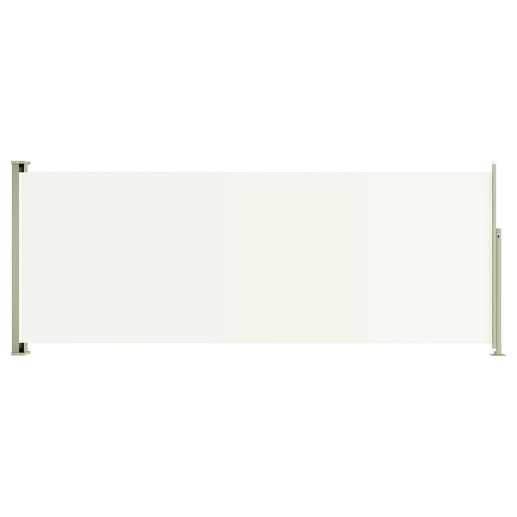 Écran de jardin vidaxl extensible 117x300 cm crème
