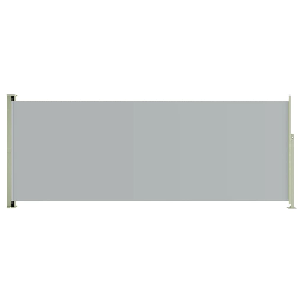 Écran de jardin vidaxl extensible 117x300 cm gris
