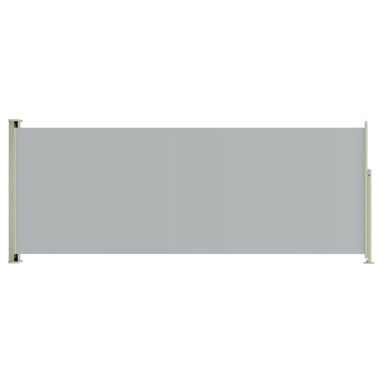 Écran de jardin vidaxl extensible 117x300 cm gris