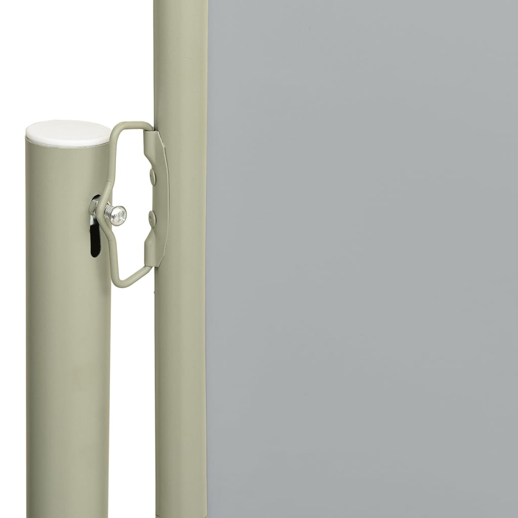 Écran de jardin vidaxl extensible 117x300 cm gris