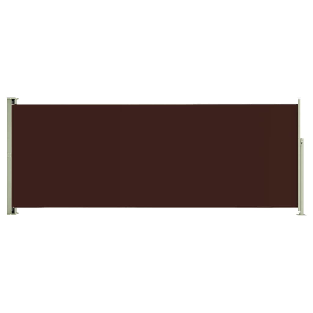 Écran de jardin vidaxl extensible 117x300 cm brun