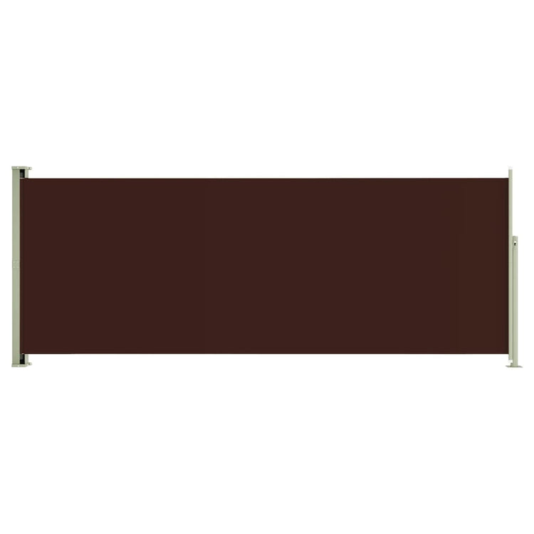 Écran de jardin vidaxl extensible 117x300 cm brun