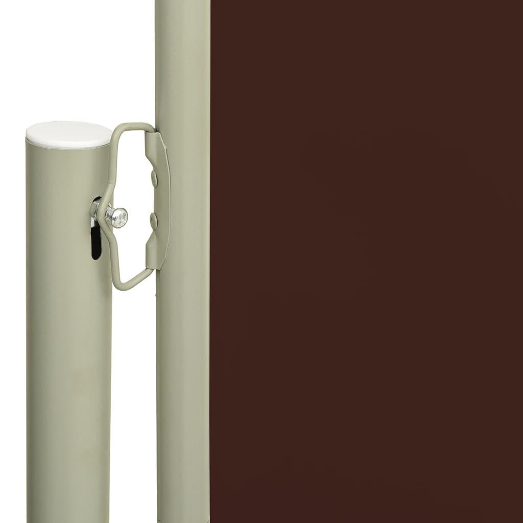 Écran de jardin vidaxl extensible 117x300 cm brun