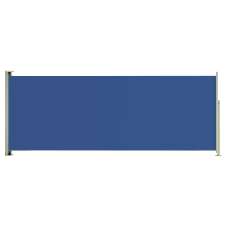 Pare-brise Vidaxl extensible 117x300 cm bleu