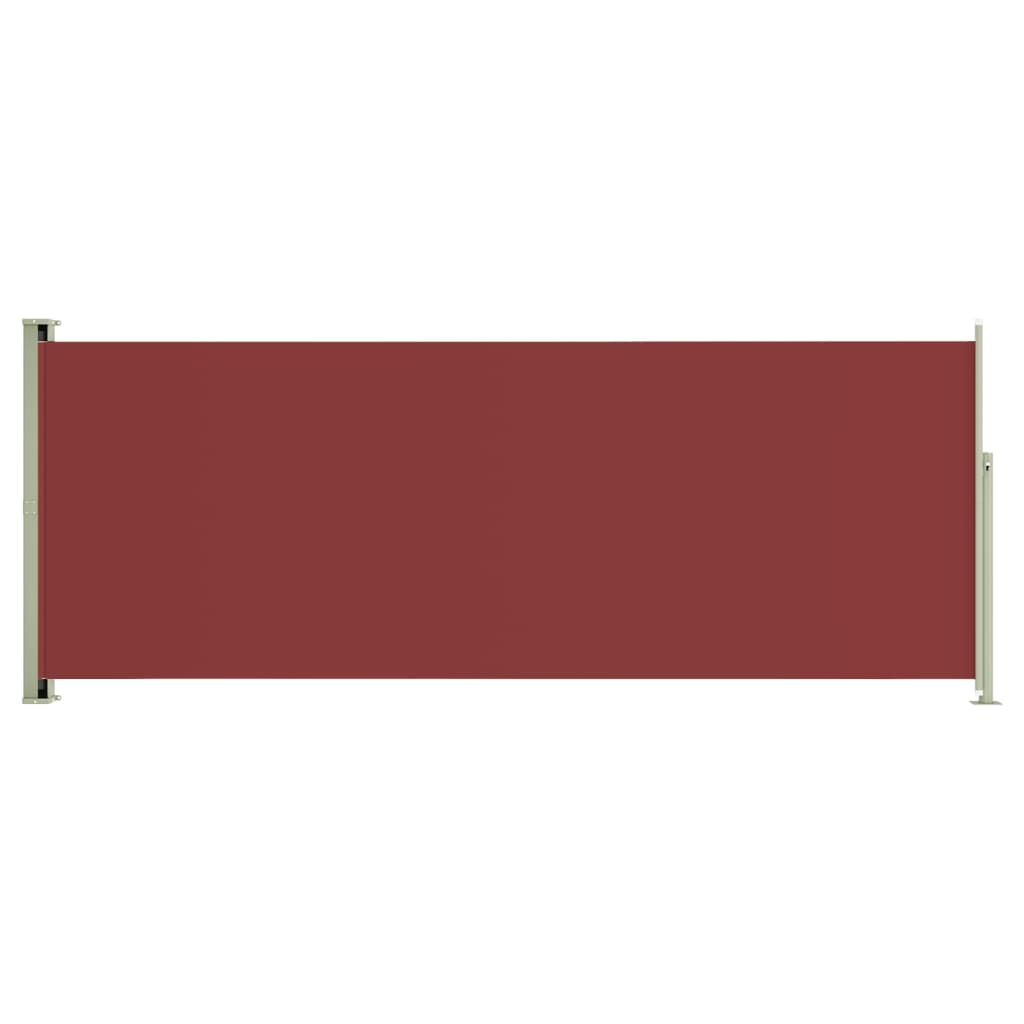 Pare-brise Vidaxl extensible 117x300 cm rouge