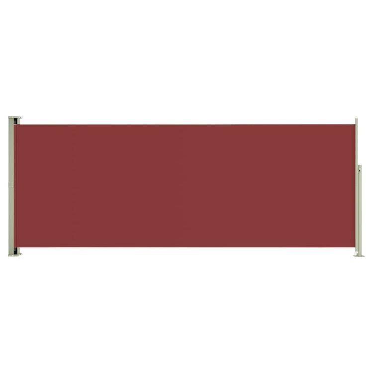 Pare-brise Vidaxl extensible 117x300 cm rouge