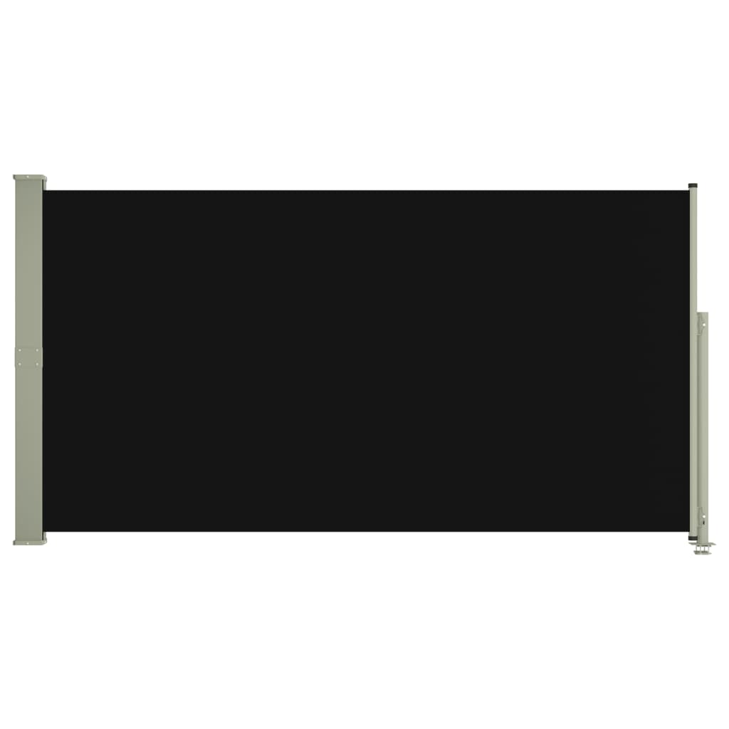 Écran de jardin vidaxl extensible 160x300 cm noir