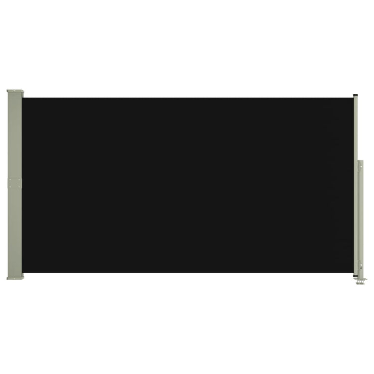 Écran de jardin vidaxl extensible 160x300 cm noir