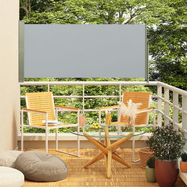 Écran de jardin vidaxl extensible 160x300 cm gris
