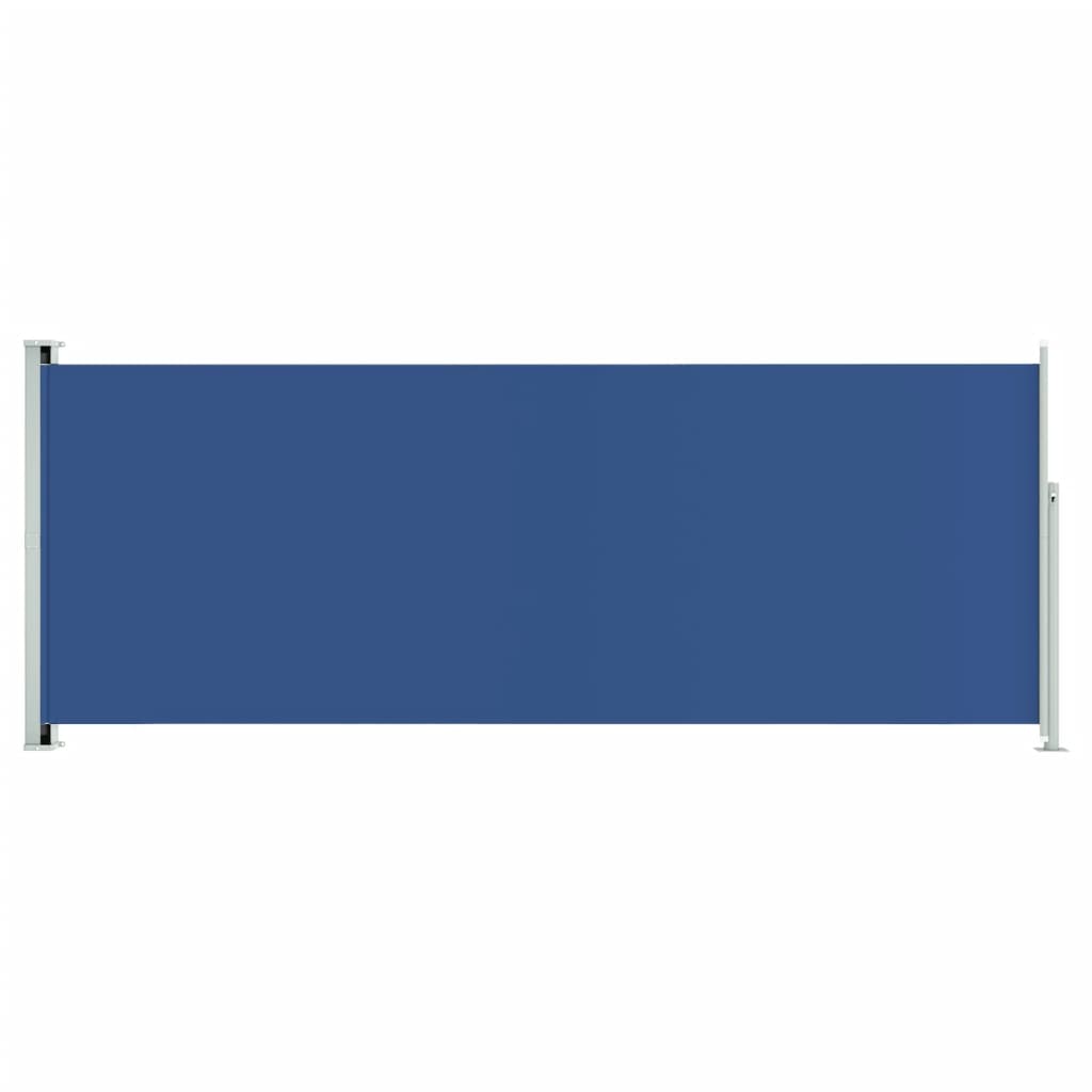 Pare-brise Vidaxl extensible 117x300 cm bleu