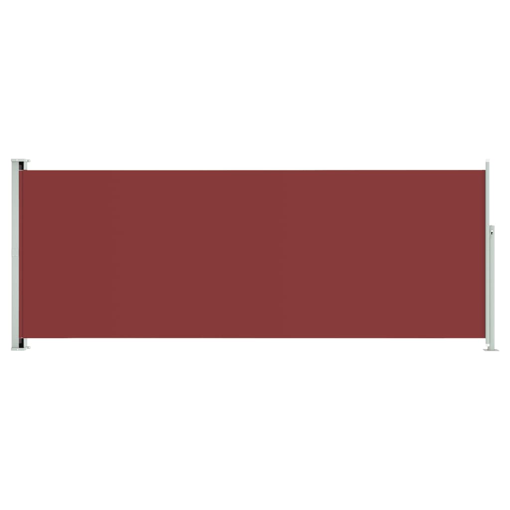 Pare-brise Vidaxl extensible 117x300 cm rouge