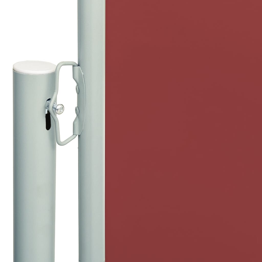 Pare-brise Vidaxl extensible 117x300 cm rouge