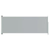 Écran de jardin vidaxl extensible 117x300 cm gris