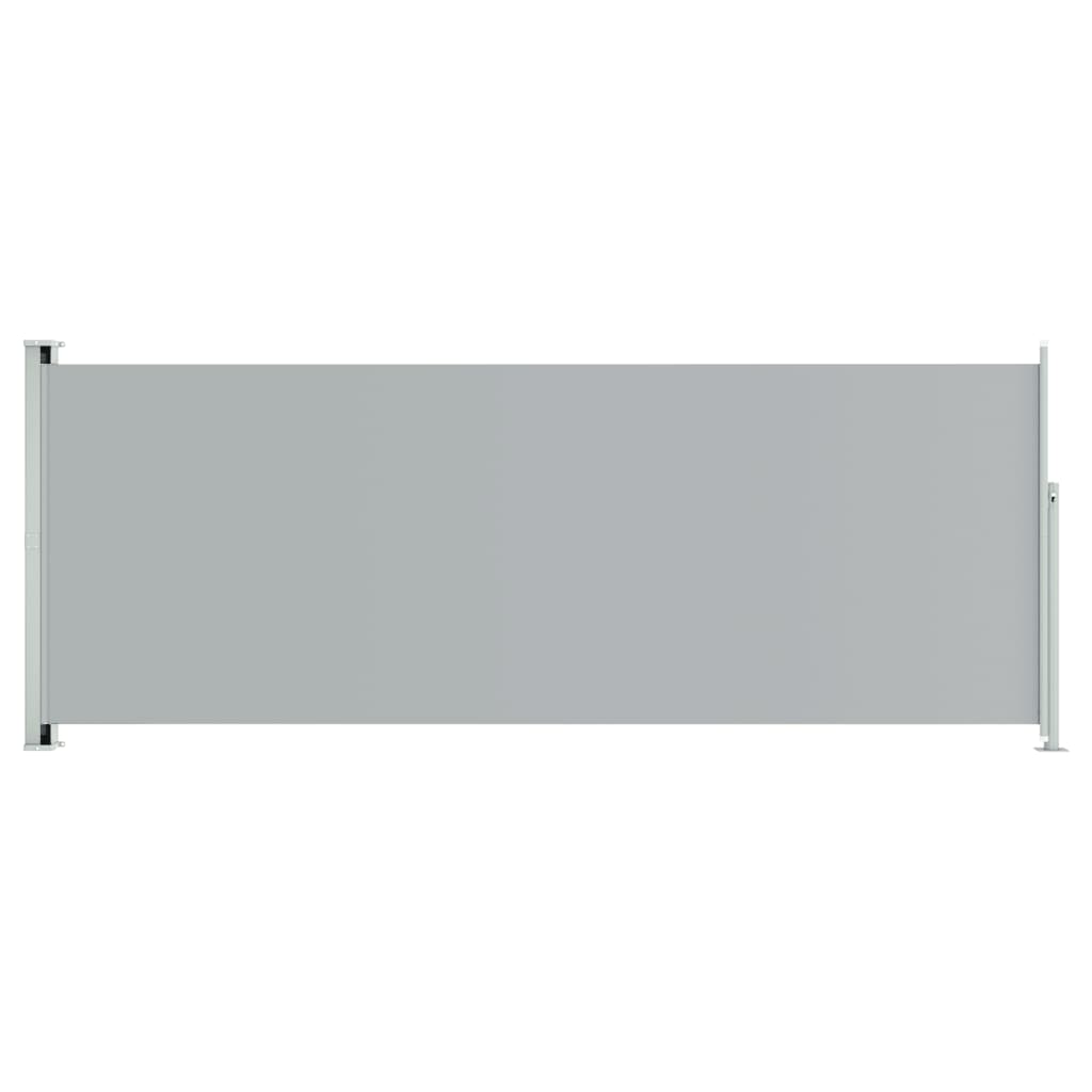 Écran de jardin vidaxl extensible 117x300 cm gris