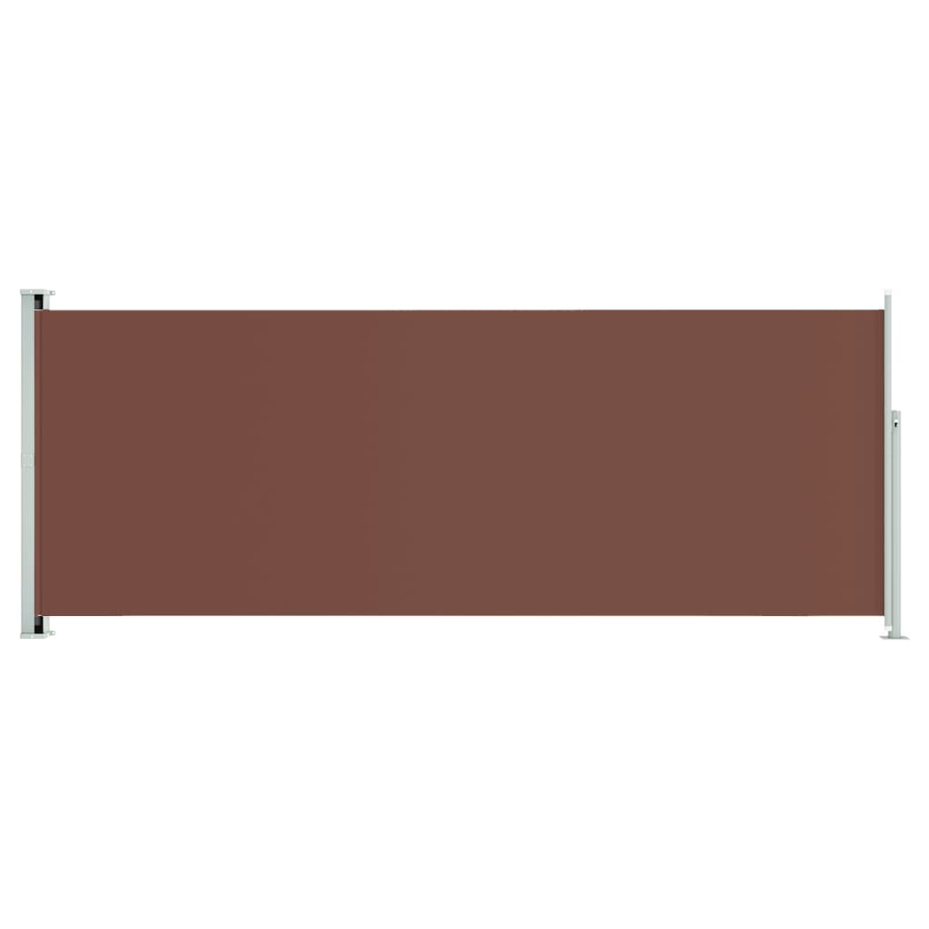 Écran de jardin vidaxl extensible 117x300 cm brun