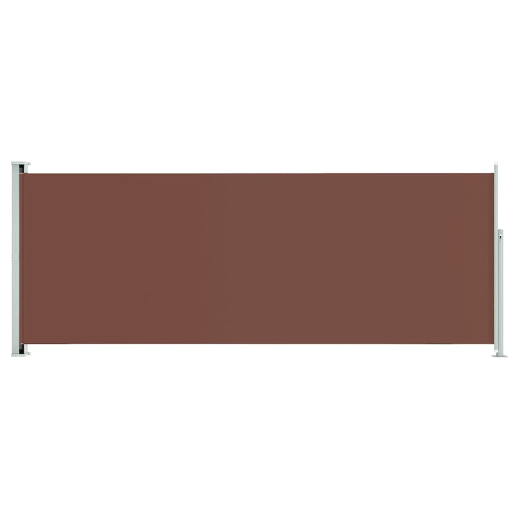 Écran de jardin vidaxl extensible 117x300 cm brun