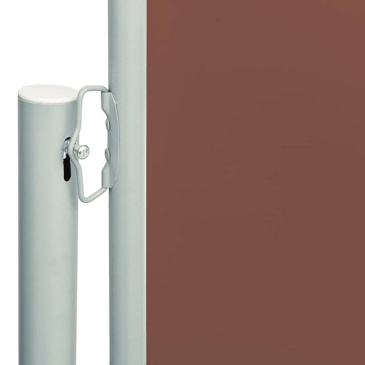 Écran de jardin vidaxl extensible 117x300 cm brun