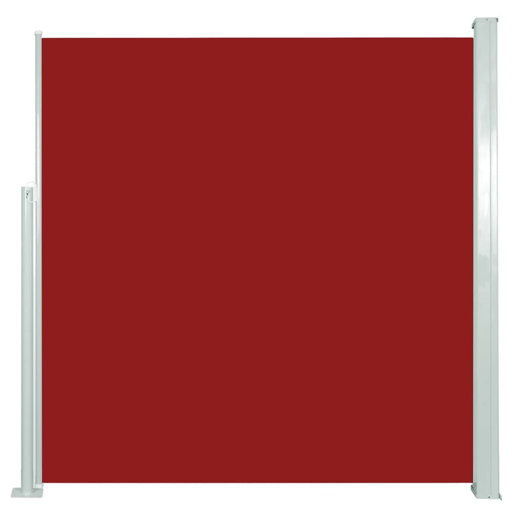 Écran de jardin vidaxl extensible 140x300 cm rouge
