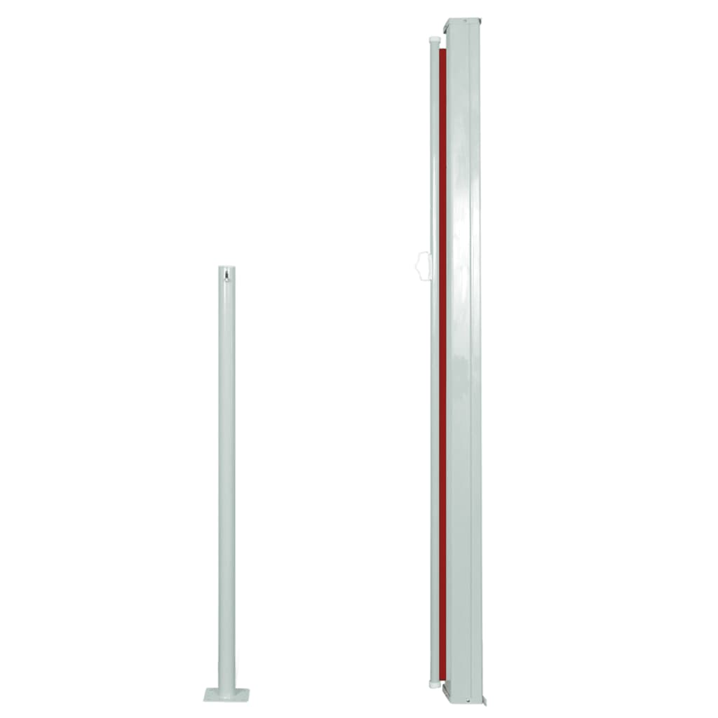 Écran de jardin vidaxl extensible 140x300 cm rouge