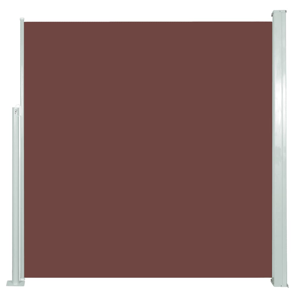 Écran de jardin vidaxl extensible 140x300 cm brun