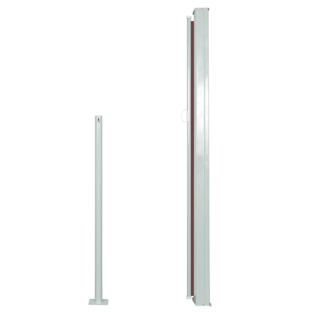 Écran de jardin vidaxl extensible 140x300 cm brun