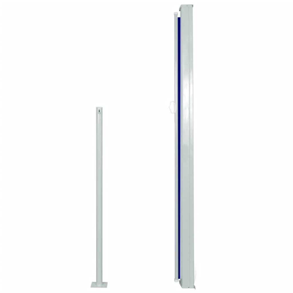 Écran de jardin vidaxl extensible 160x300 cm bleu