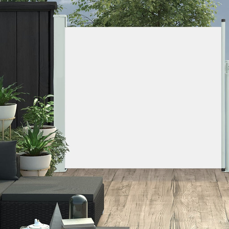 Écran de jardin vidaxl extensible 170x300 cm crème