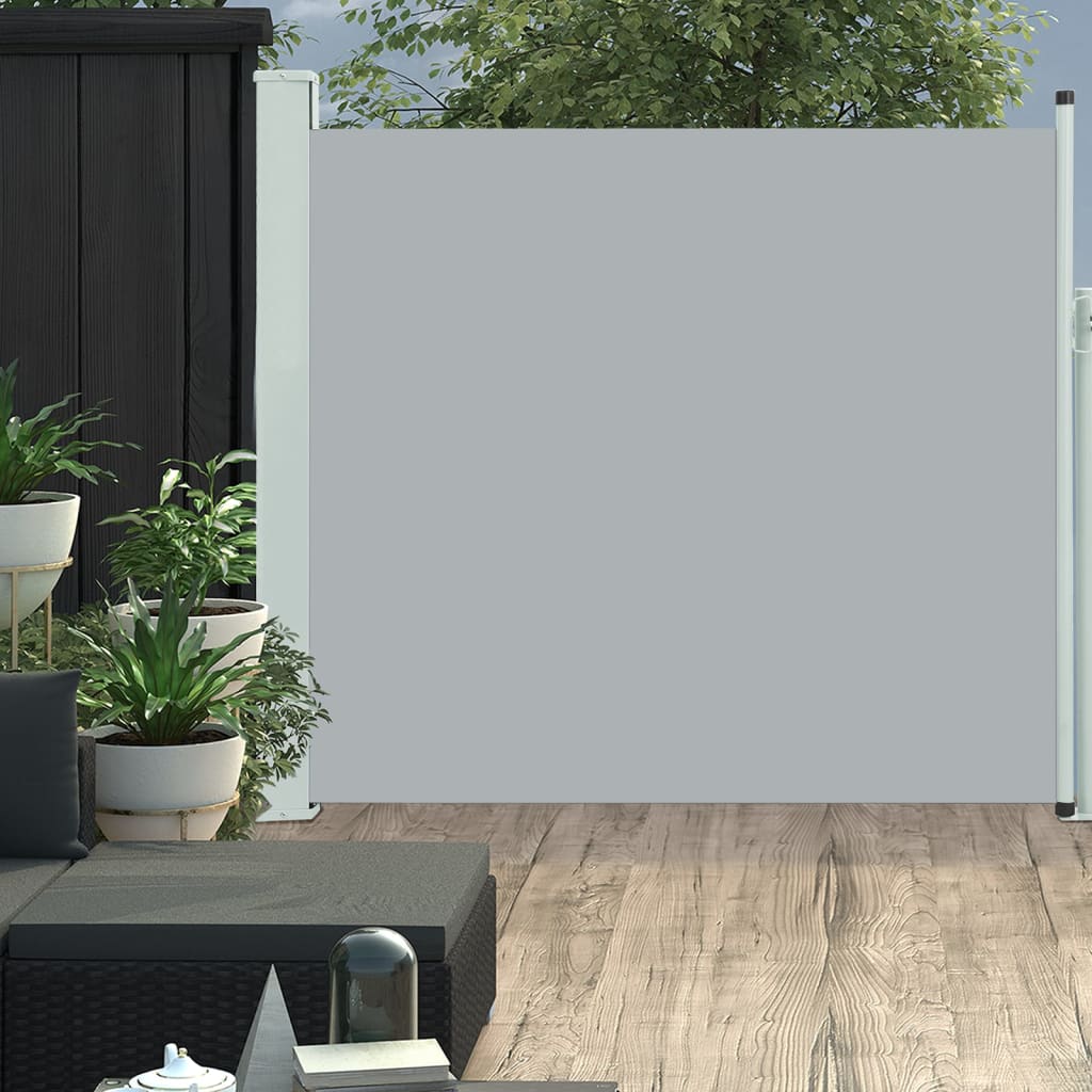 Écran de jardin vidaxl extensible 170x300 cm gris