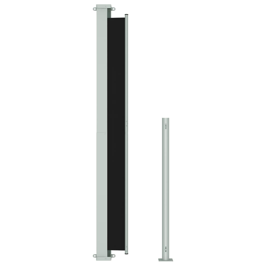 Écran de jardin vidaxl extensible 180x300 cm noir