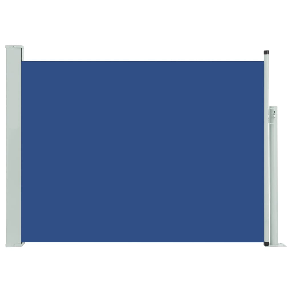 Écran de jardin vidaxl extensible 117x500 cm bleu