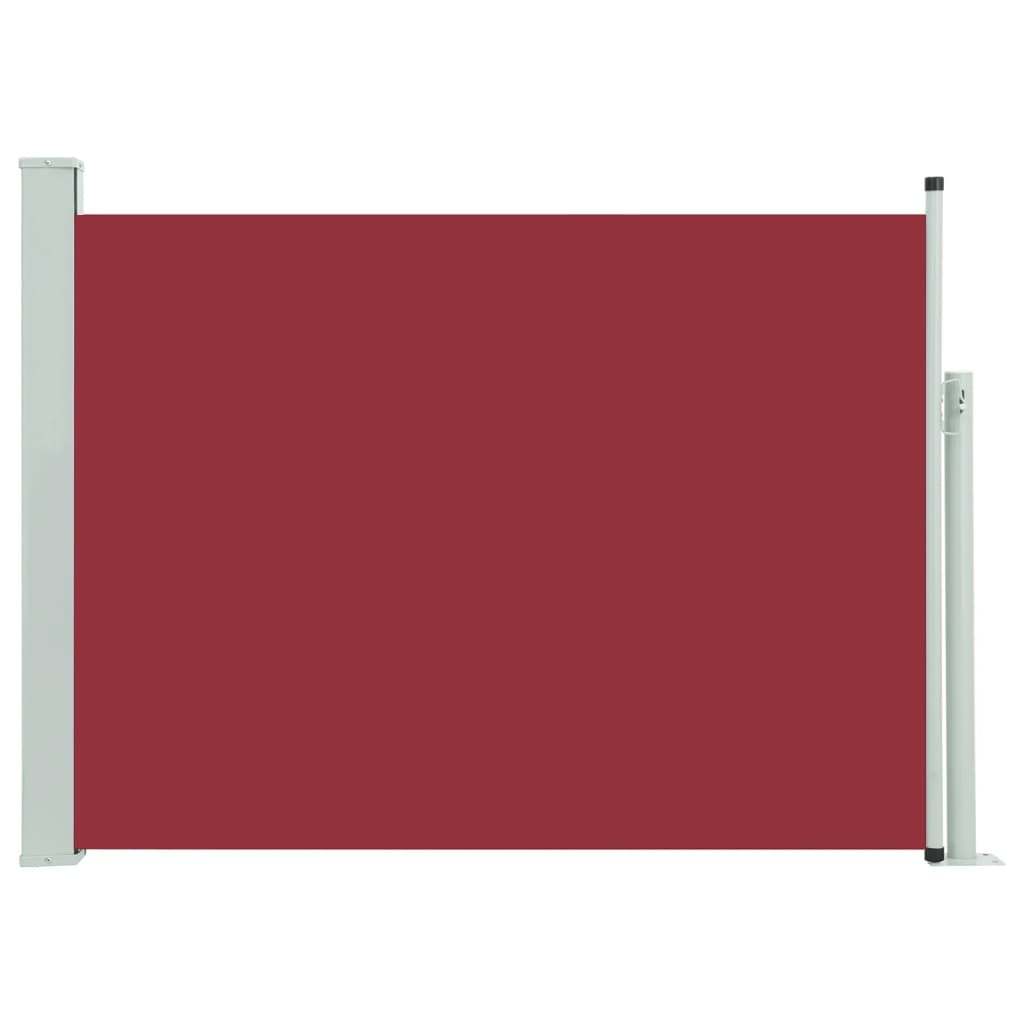 Écran de jardin vidaxl extensible 117x500 cm rouge