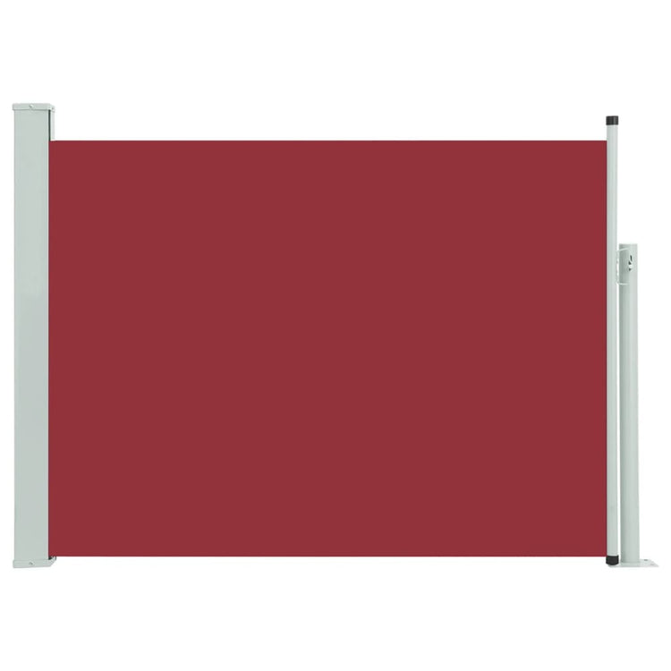Écran de jardin vidaxl extensible 117x500 cm rouge