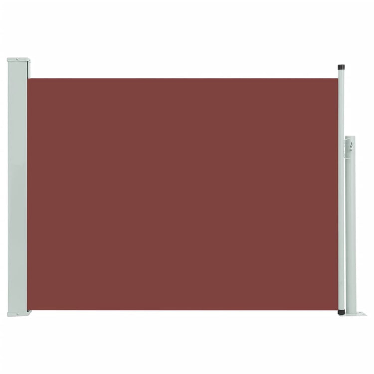 Écran de jardin vidaxl extensible 117x500 cm brun