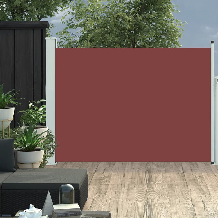 Écran de jardin vidaxl extensible 117x500 cm brun