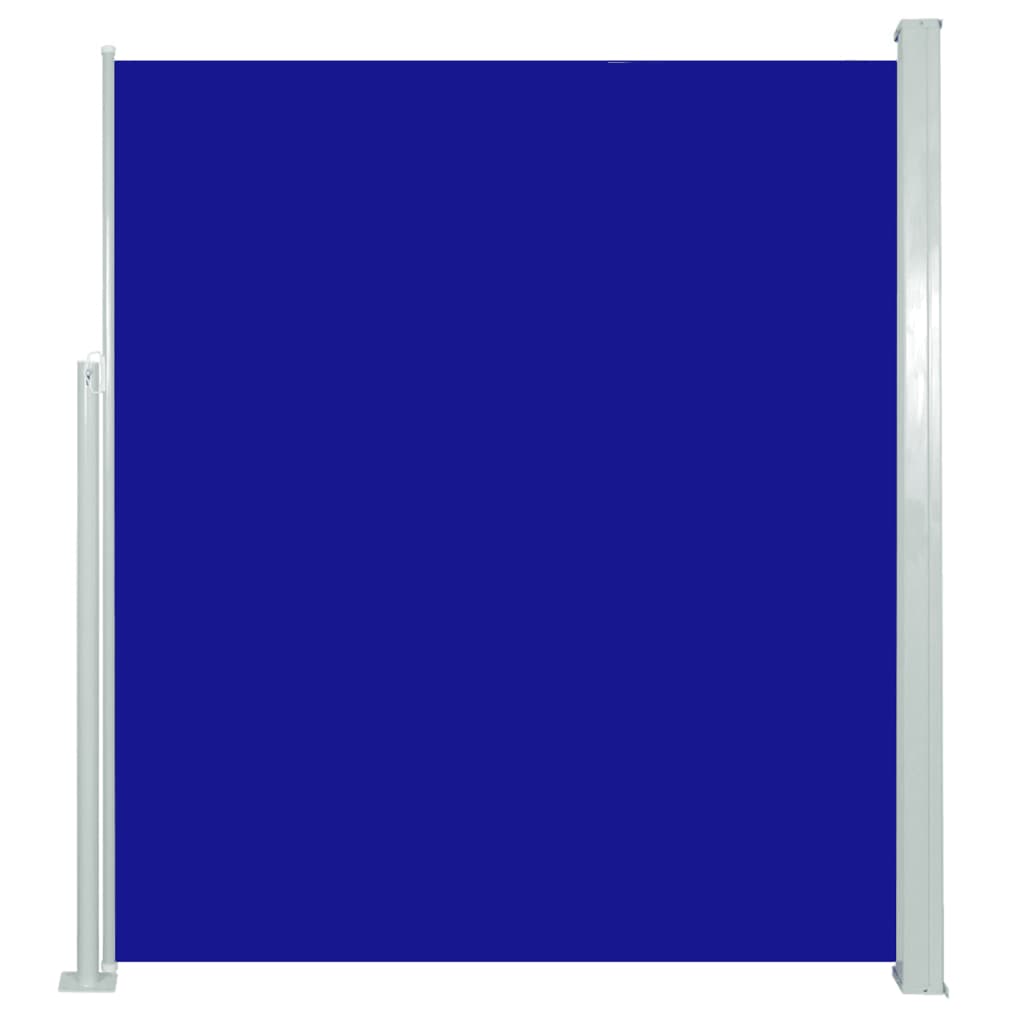 Écran de jardin vidaxl extensible 160x500 cm bleu