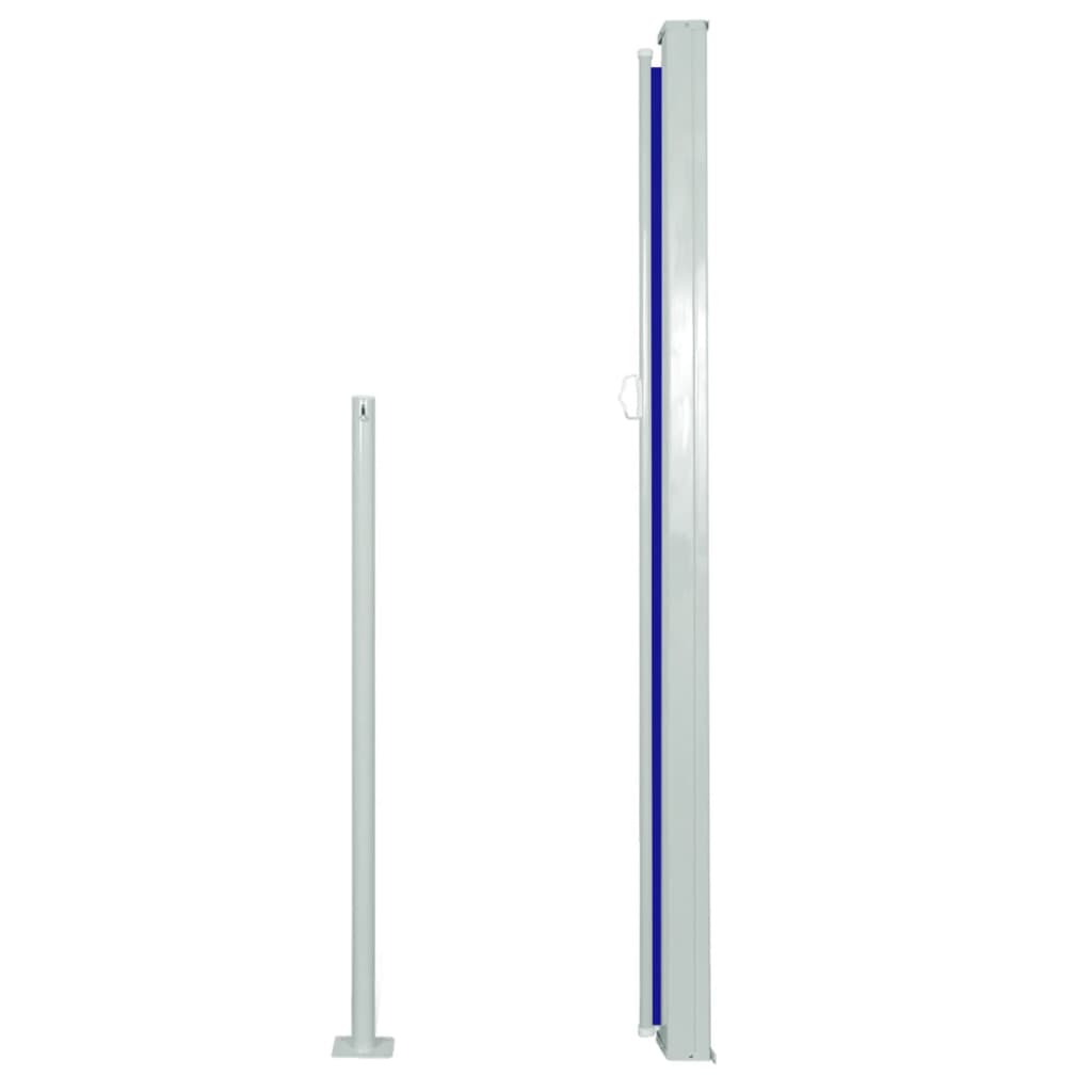 Écran de jardin vidaxl extensible 160x500 cm bleu
