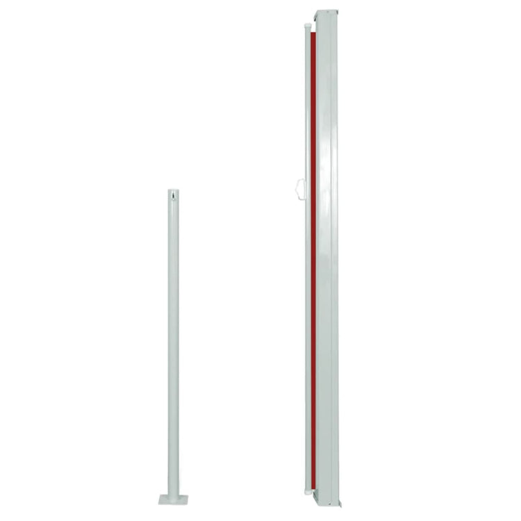 Écran de jardin vidaxl extensible 160x500 cm rouge