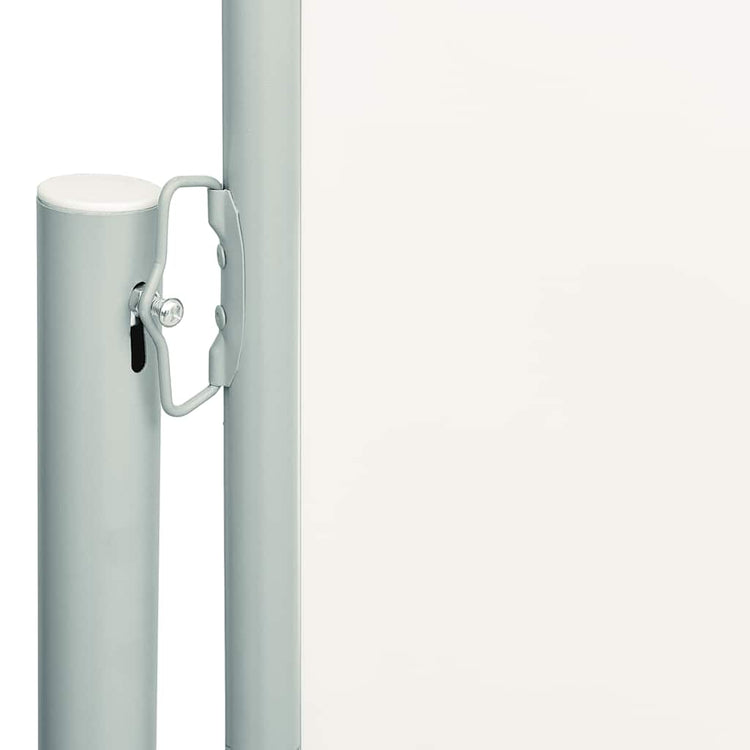 Écran de jardin vidaxl extensible 117x600 cm Crème -colored