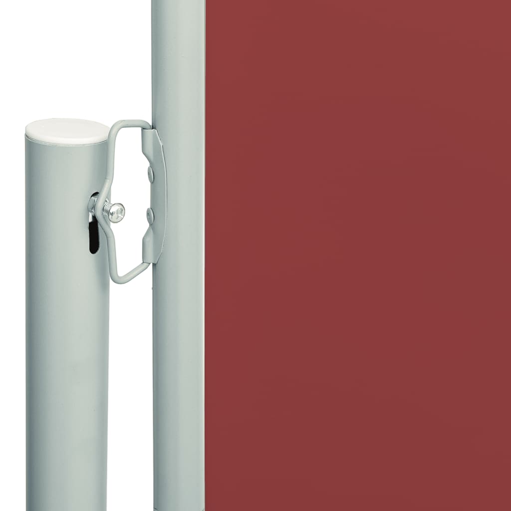 Écran de jardin vidaxl extensible 117x600 cm rouge