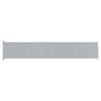 Écran de jardin vidaxl extensible 117x600 cm gris