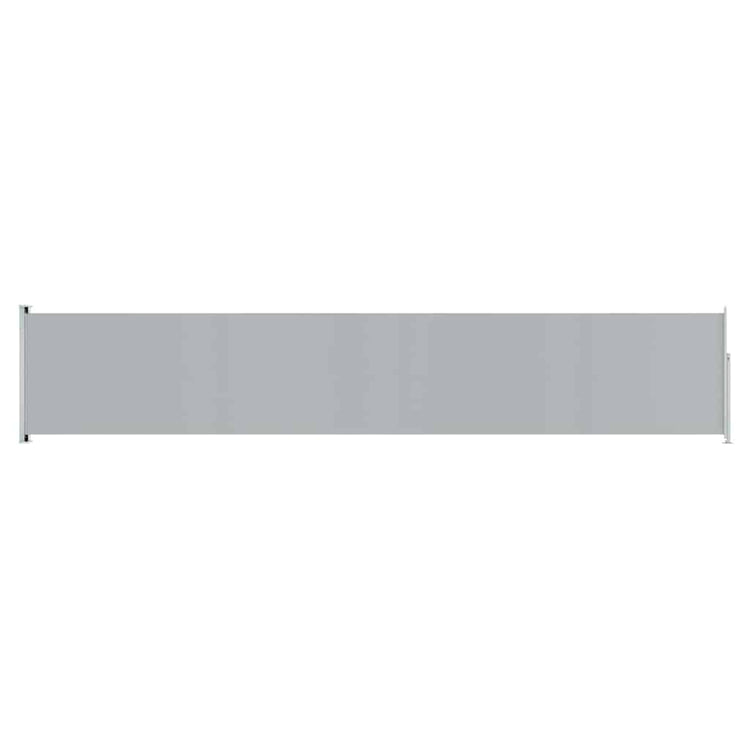 Écran de jardin vidaxl extensible 117x600 cm gris