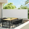 Écran de jardin vidaxl extensible 140x600 cm crème
