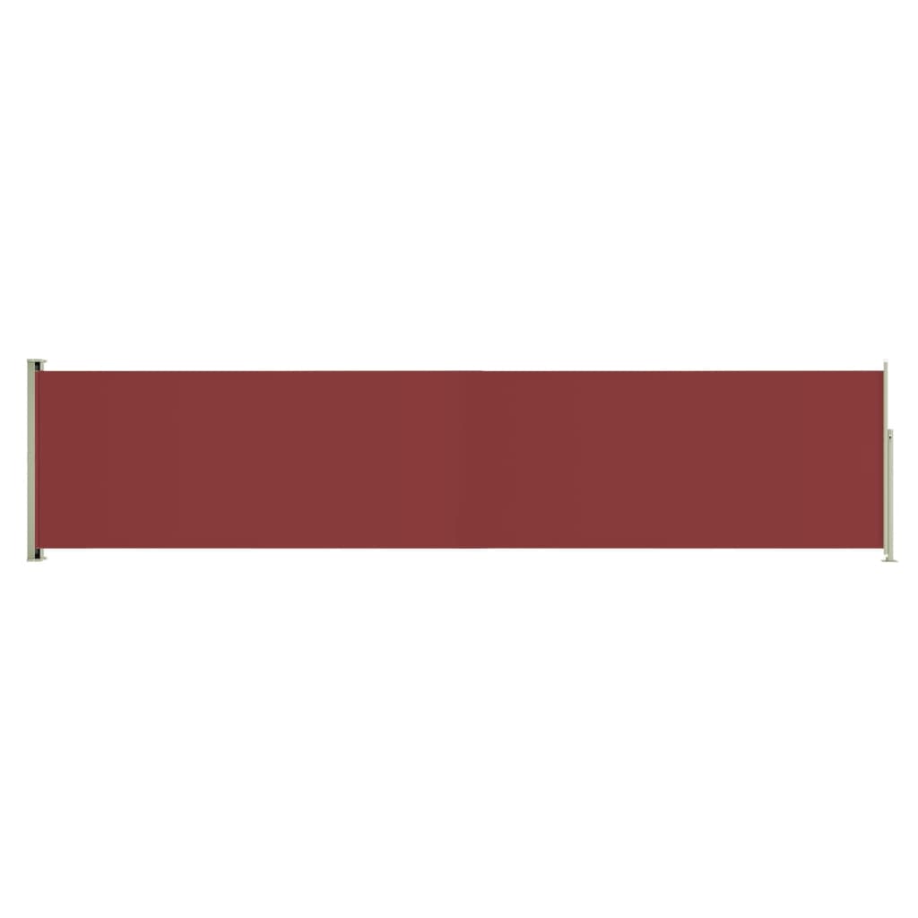 Écran de jardin vidaxl extensible 140x600 cm rouge