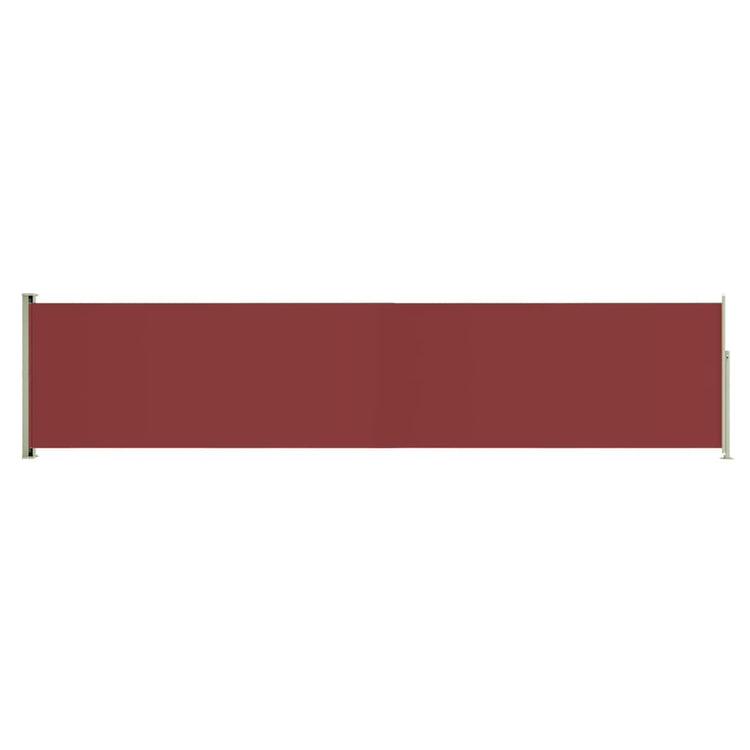 Écran de jardin vidaxl extensible 140x600 cm rouge