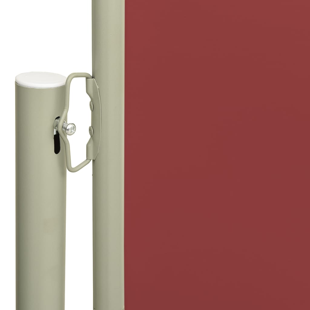 Écran de jardin vidaxl extensible 140x600 cm rouge